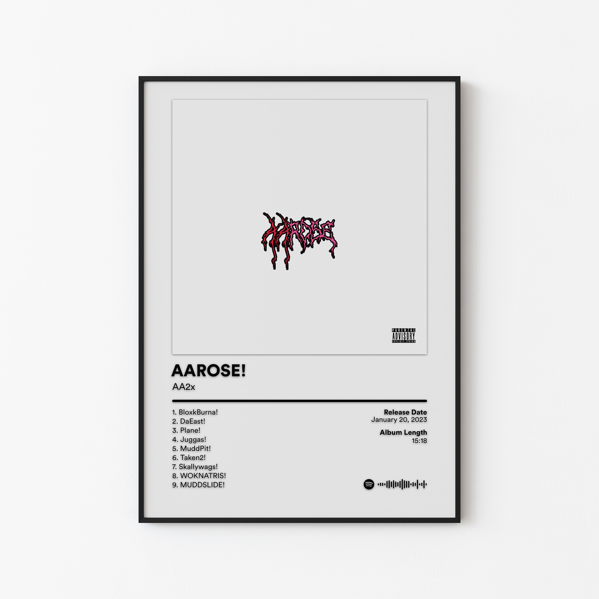 AA2x AAROSE Album Poster