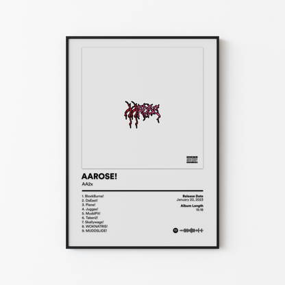 AA2x AAROSE Album Poster