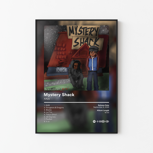 AA2x Mystery Shack Album Poster