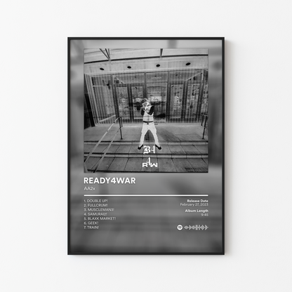 AA2x READY4WAR Album Poster