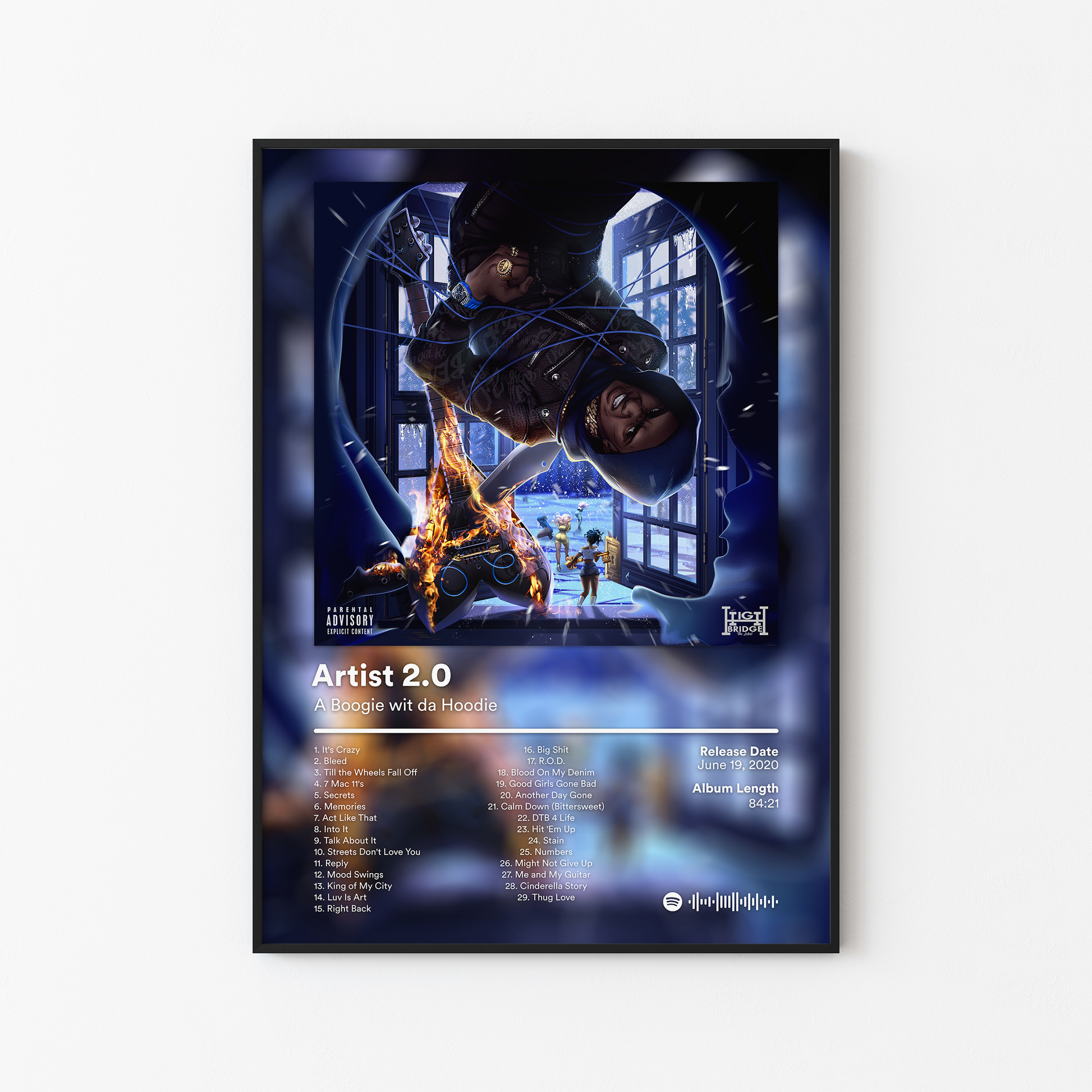 A Boogie wit da Hoodie Artist 2.0 Deluxe Album Poster