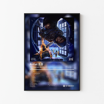 A Boogie wit da Hoodie Artist 2.0 Deluxe Album Poster