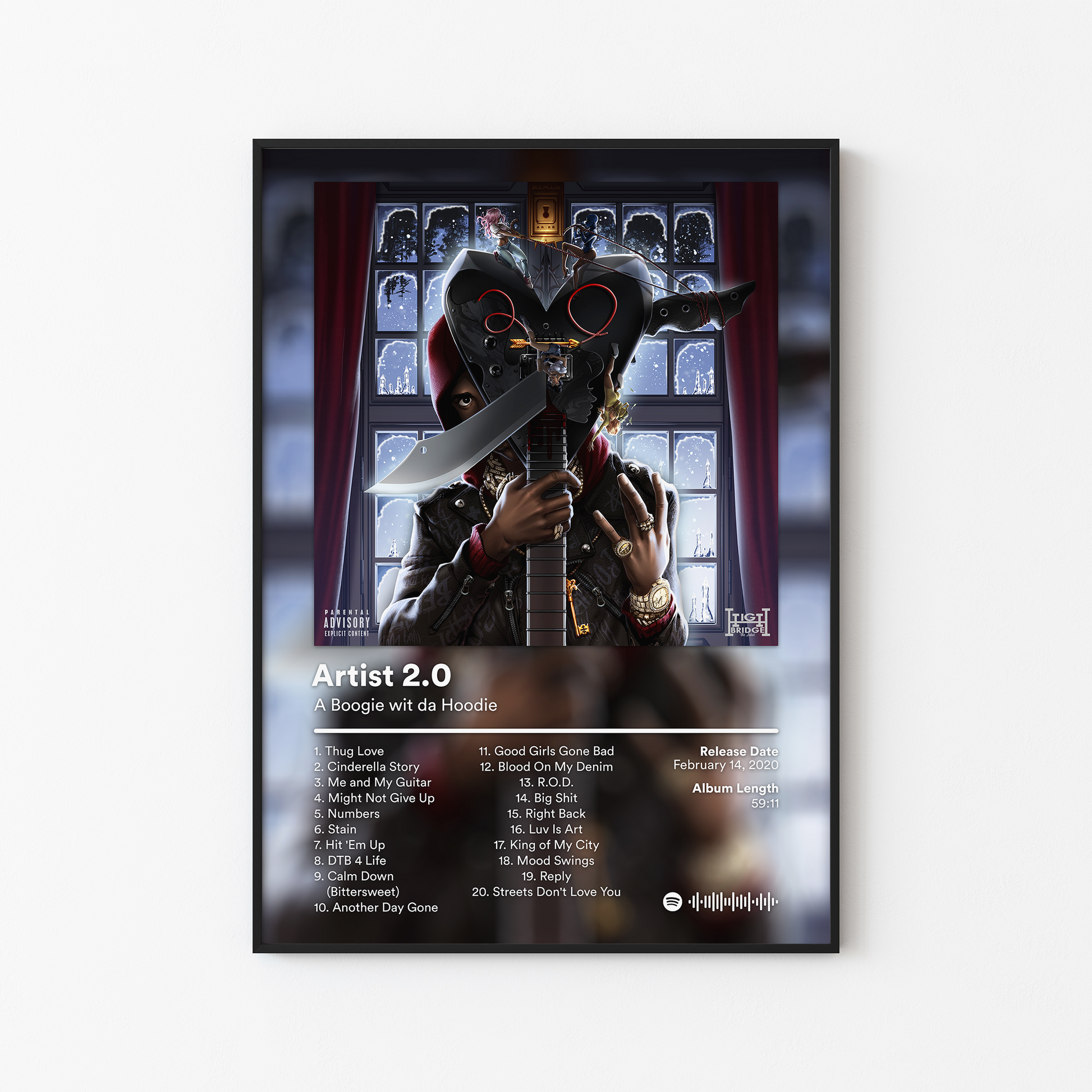 A Boogie wit da Hoodie Artist 2.0 Album Poster