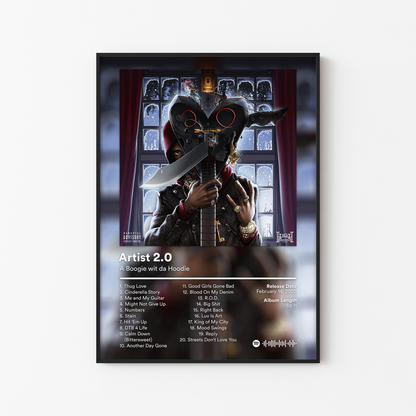 A Boogie wit da Hoodie Artist 2.0 Album Poster