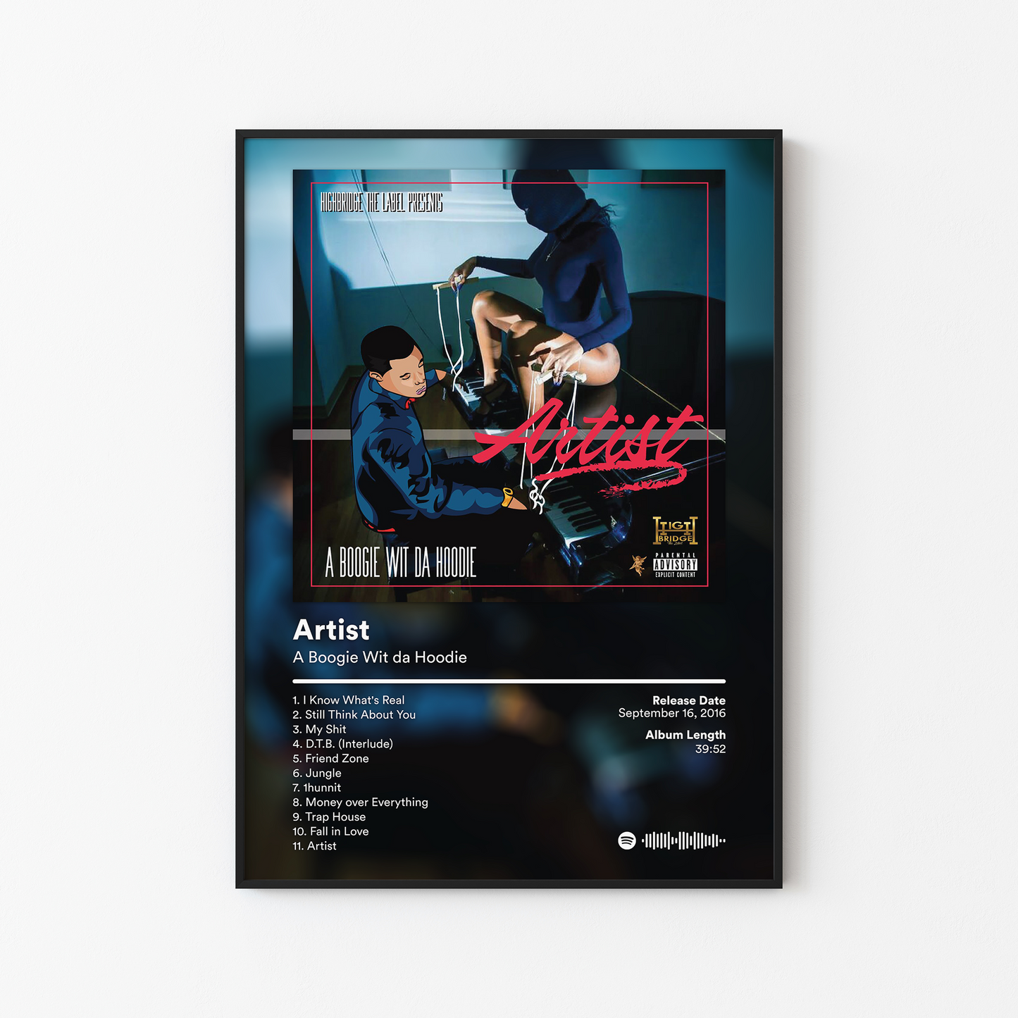 A Boogie wit da Hoodie Artist Album Poster
