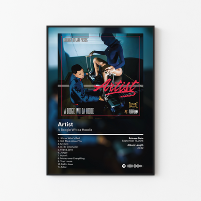 A Boogie wit da Hoodie Artist Album Poster