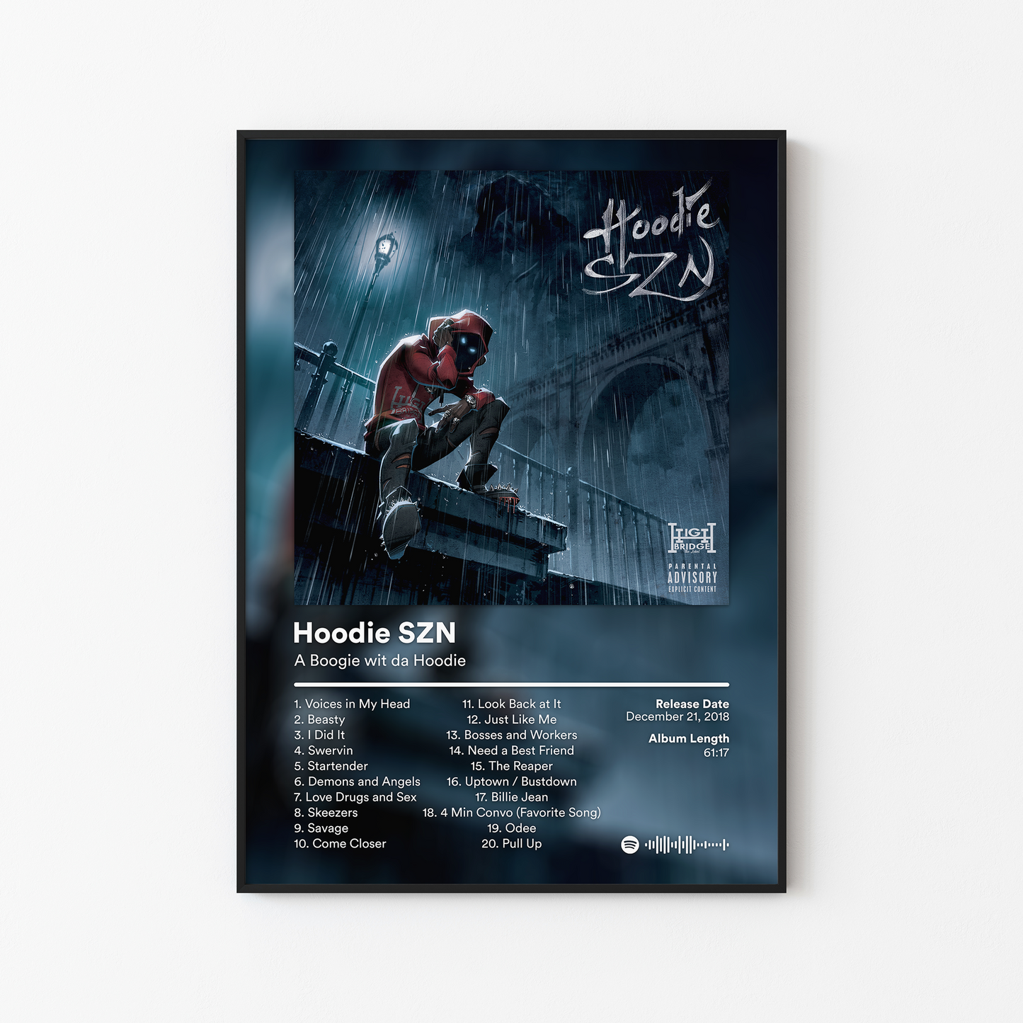A Boogie wit da Hoodie Hoodie SZN Album Poster