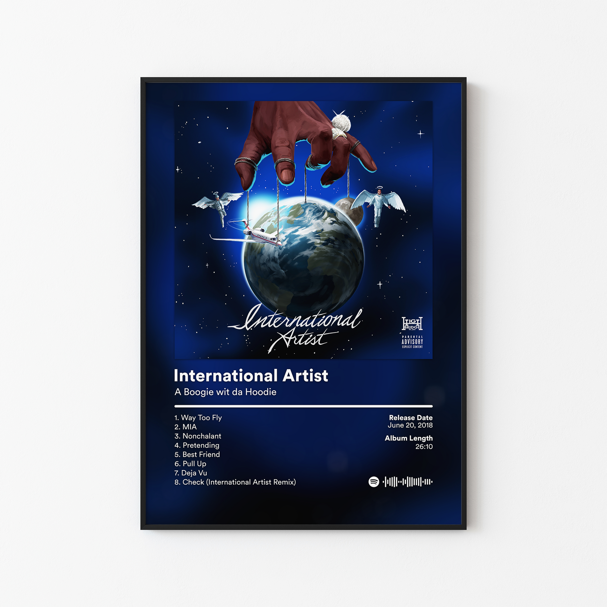 A Boogie wit da Hoodie International Artist Album Poster