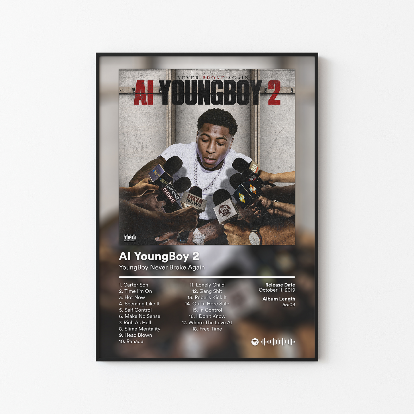 NBA YoungBoy AI YoungBoy 2 Album Poster