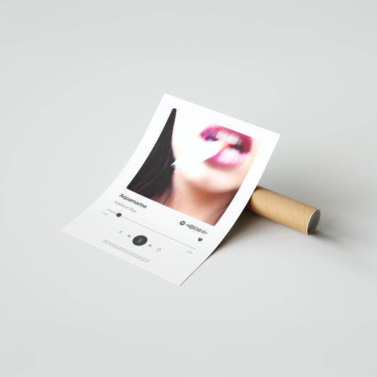 Addison Rae Aquamarine Poster