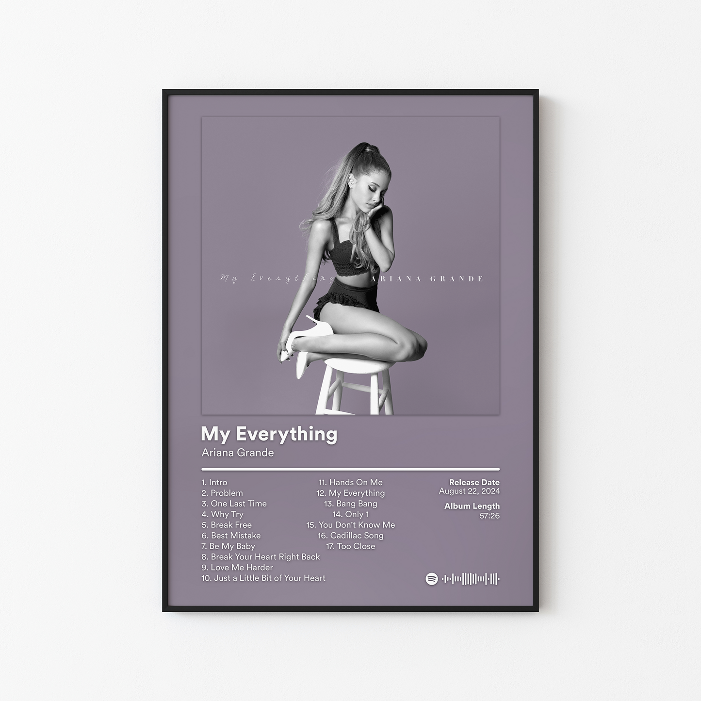 Ariana Grande My Everything Album Poster