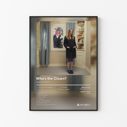 Audrey Hobert Whos the Clown Album Poster