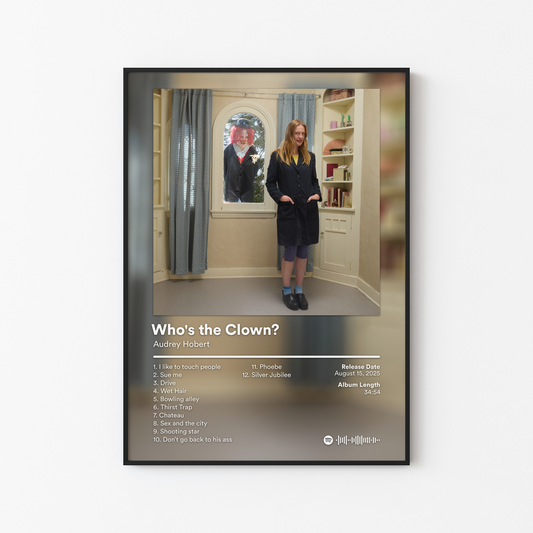 Audrey Hobert Whos the Clown Album Poster