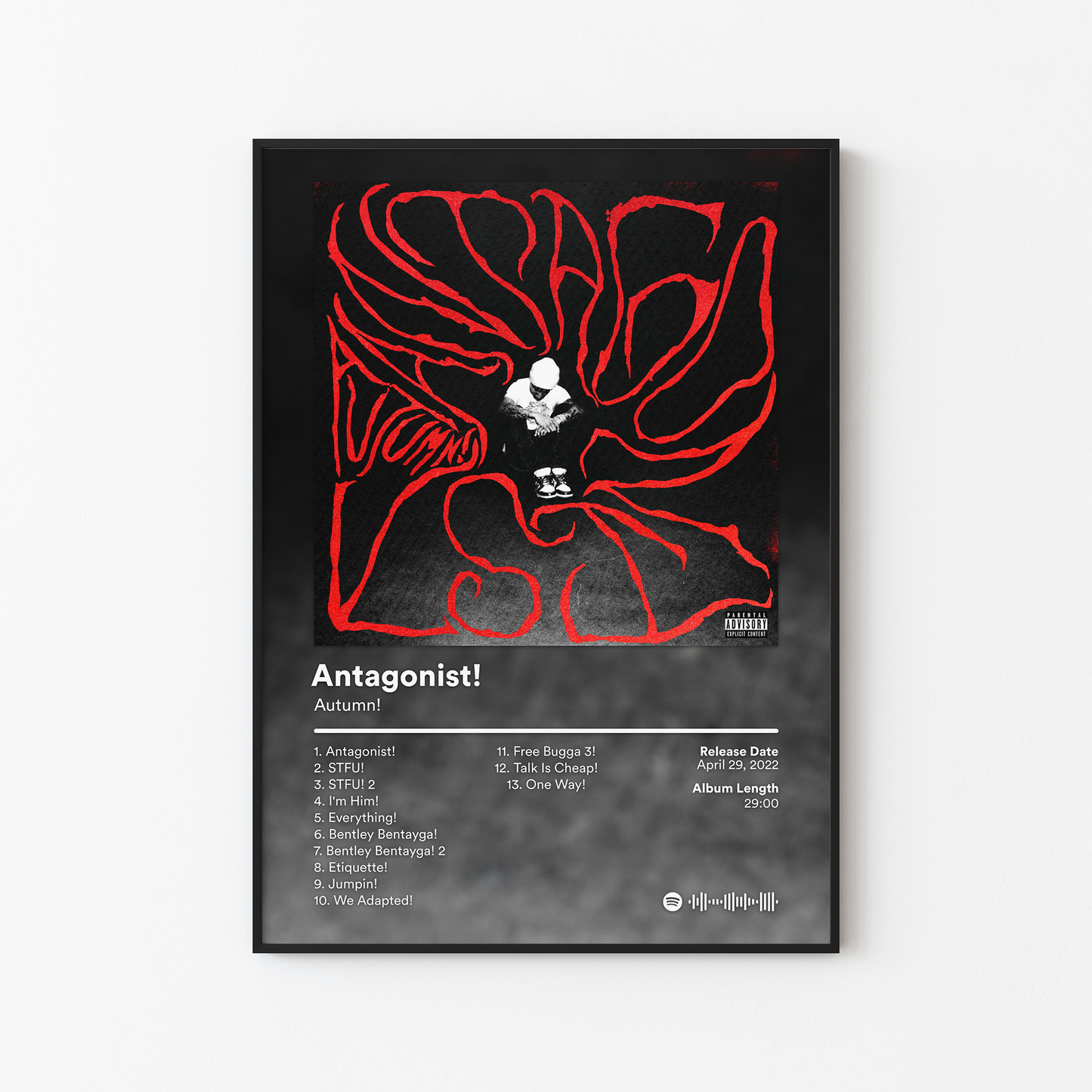 Autumn Antagonist Album Poster