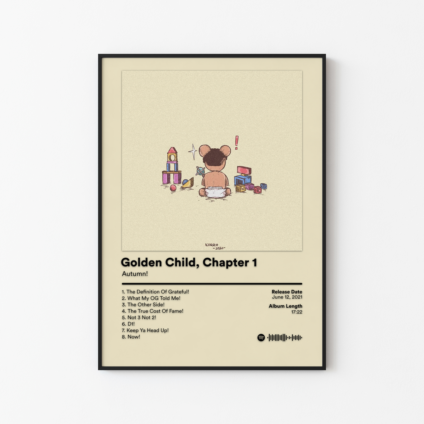 Autumn Golden Child Chapter 1 Album Poster