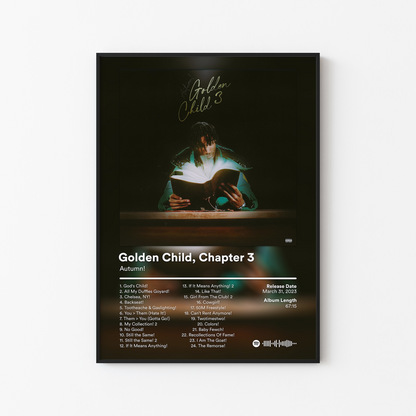 Autumn Golden Child Chapter 3 Album Poster