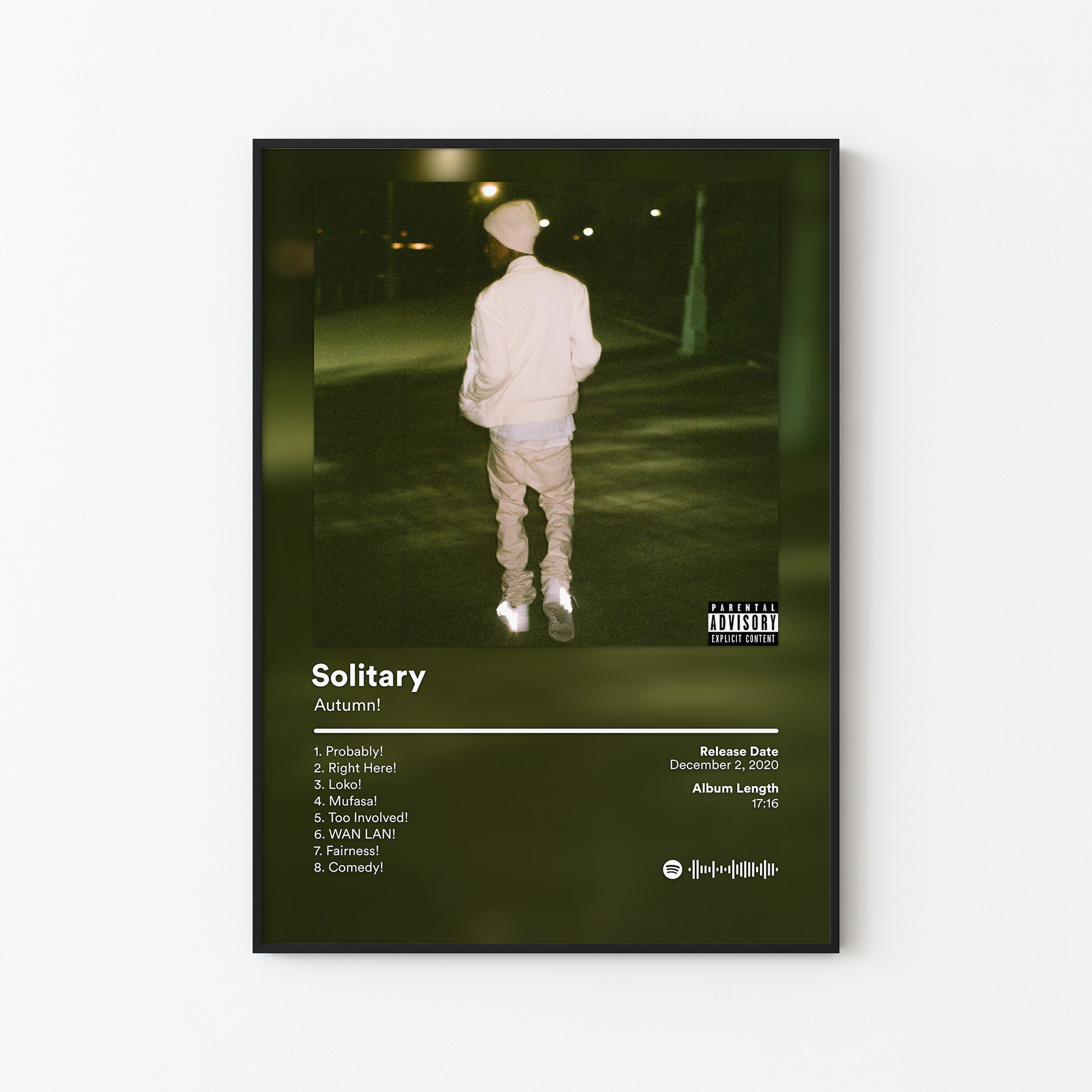 Autumn Solitary Album Poster
