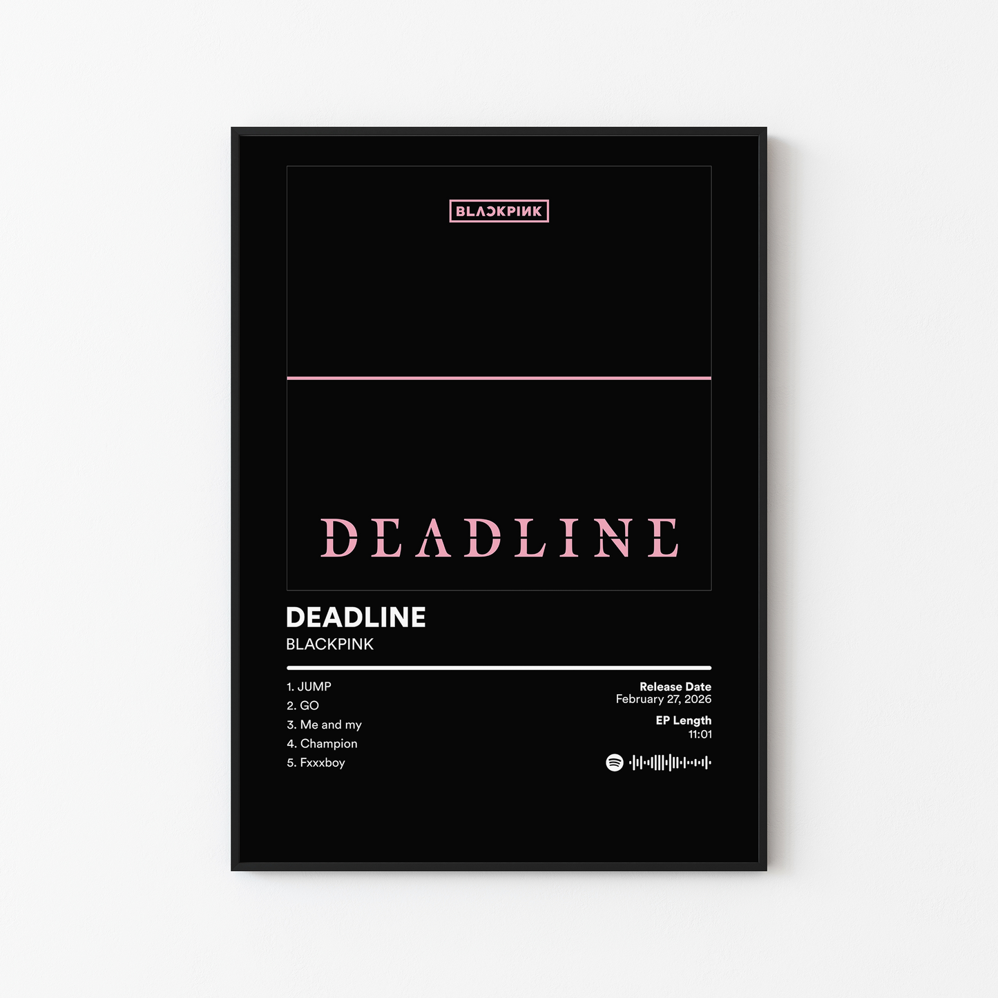 BLACKPINK DEADLINE EP Poster