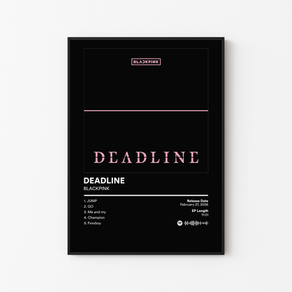 BLACKPINK DEADLINE EP Poster