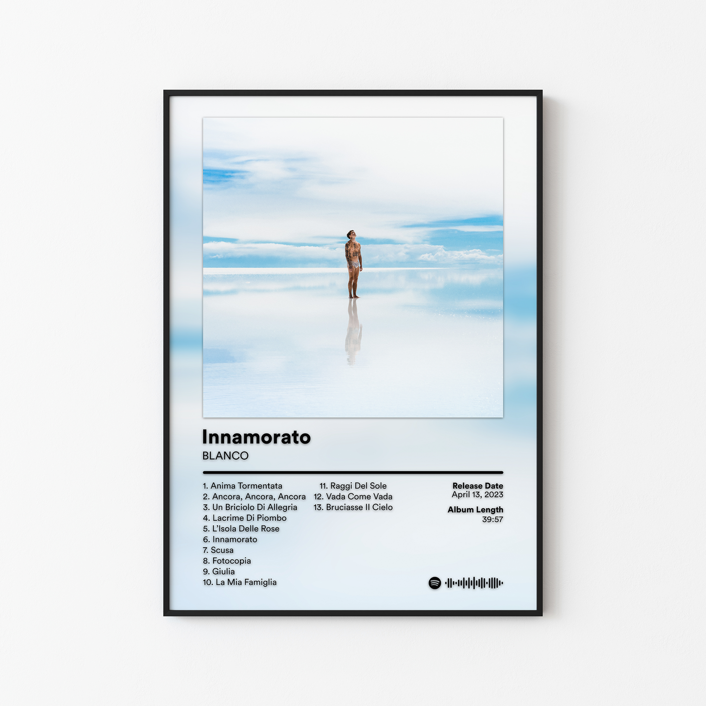 BLANCO Innamorato Album Poster