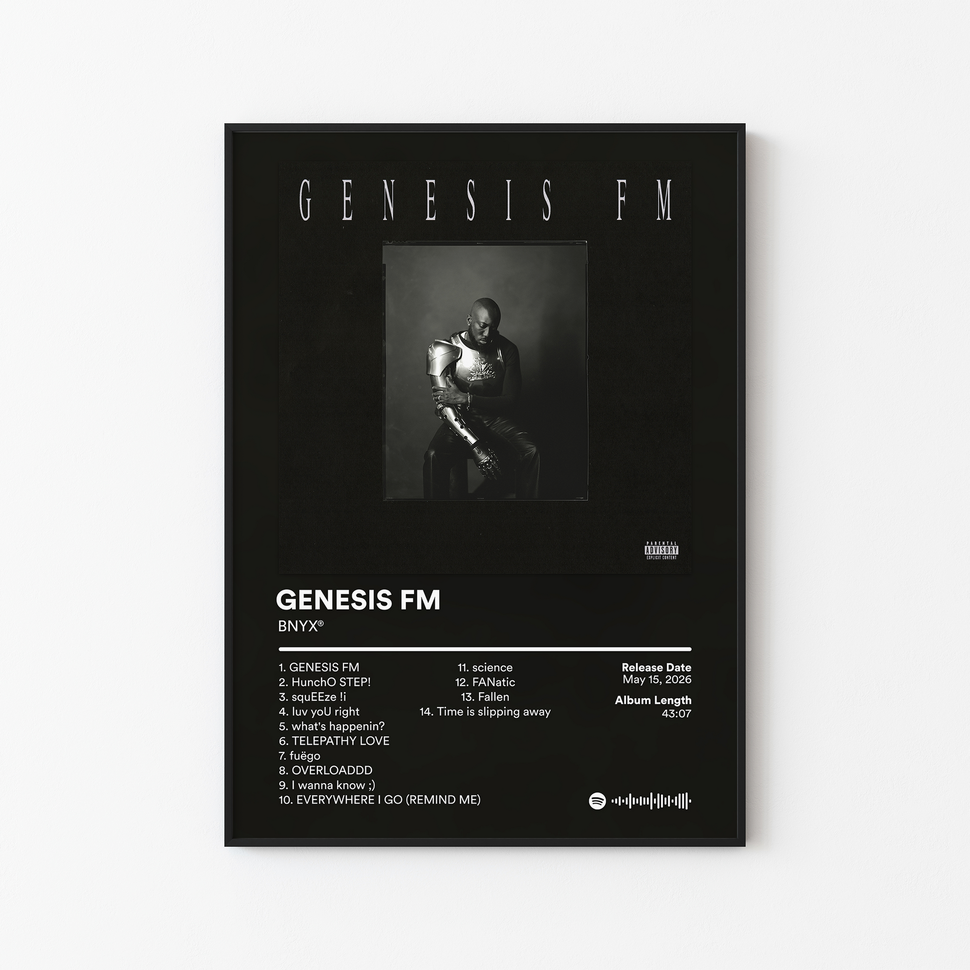 BNYX GENESIS FM Album Poster