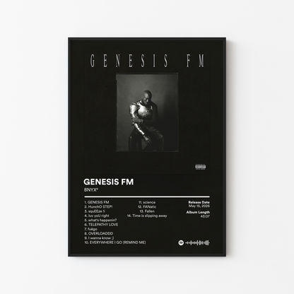 BNYX GENESIS FM Album Poster