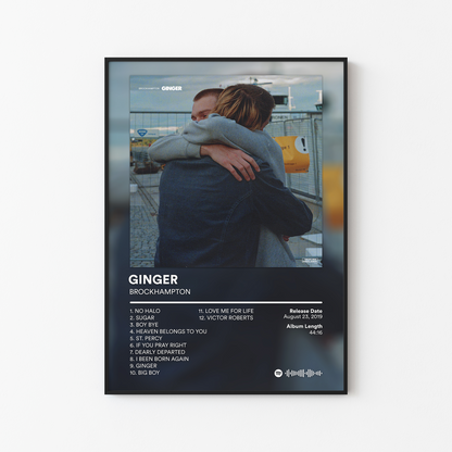 BROCKHAMPTON GINGER Album Poster