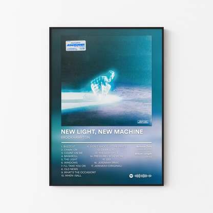 BROCKHAMPTON ROADRUNNER NEW LIGHT NEW MACHINE PLUS PACK Album Poster