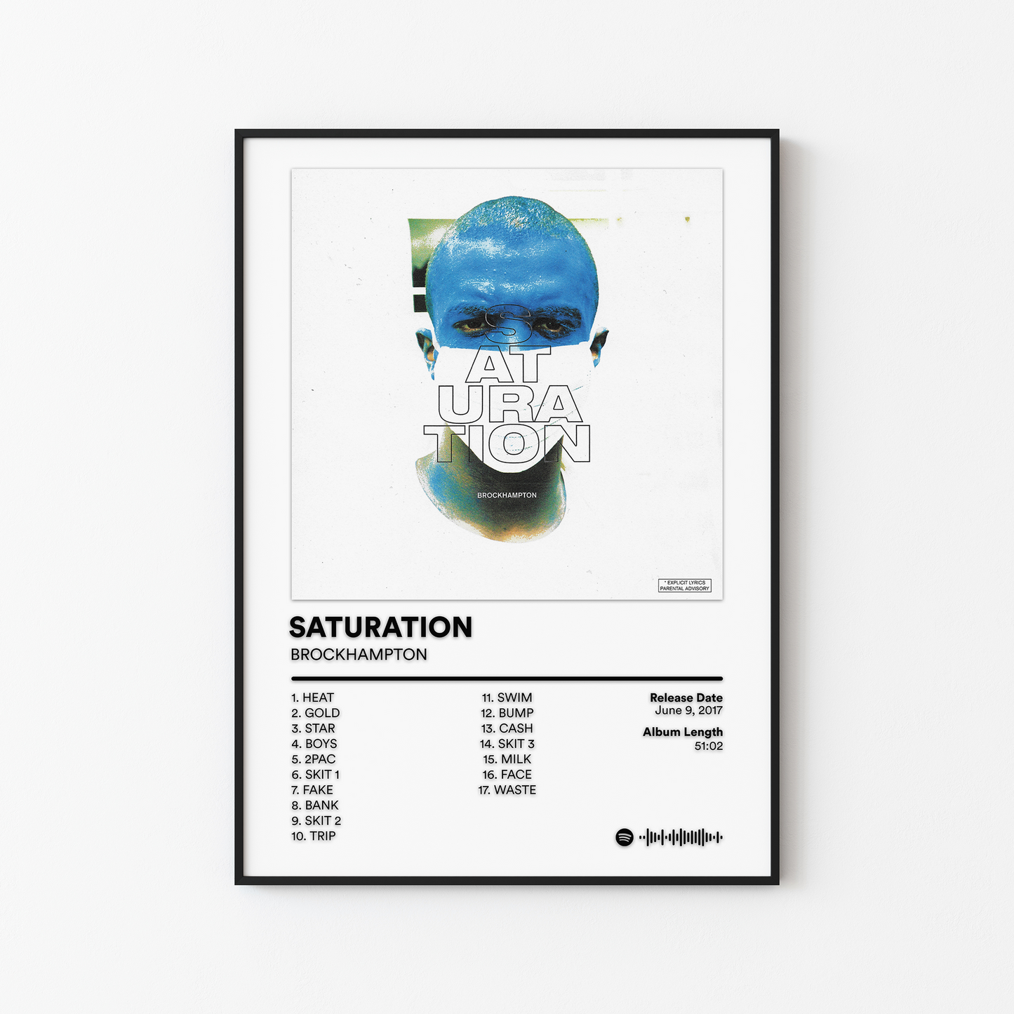 BROCKHAMPTON SATURATION Album Poster