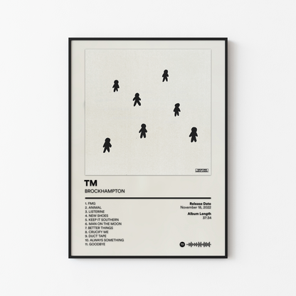 BROCKHAMPTON TM Album Poster