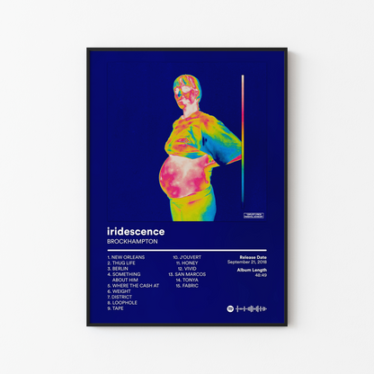 BROCKHAMPTON iridescence Album Poster