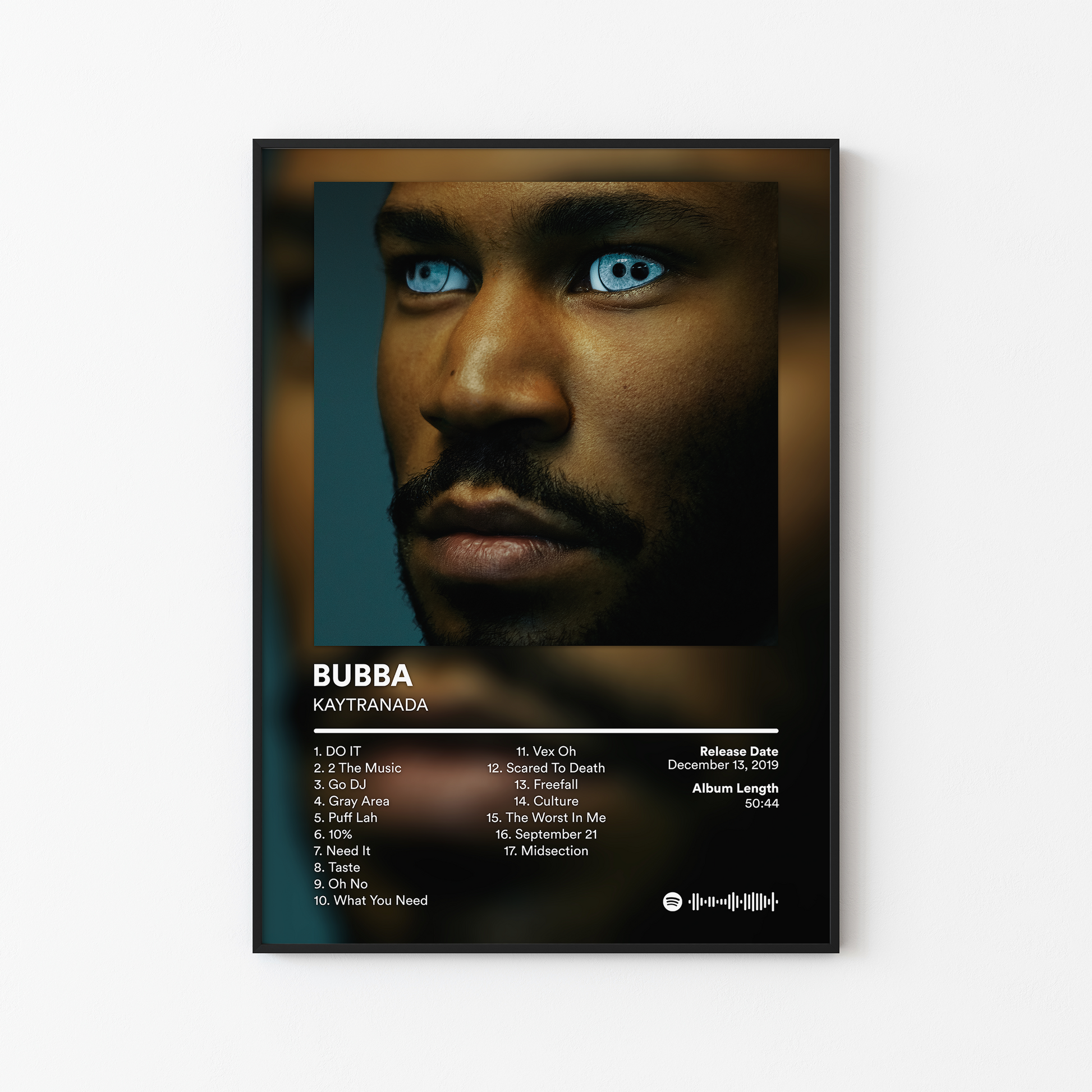 KAYTRANADA BUBBA Album Poster