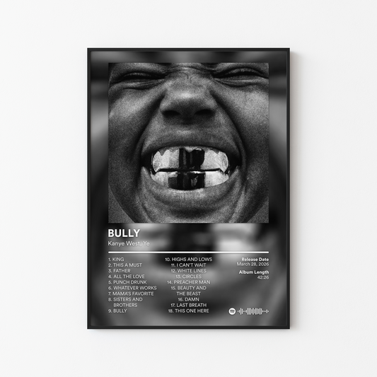 Kanye West BULLY Album Poster