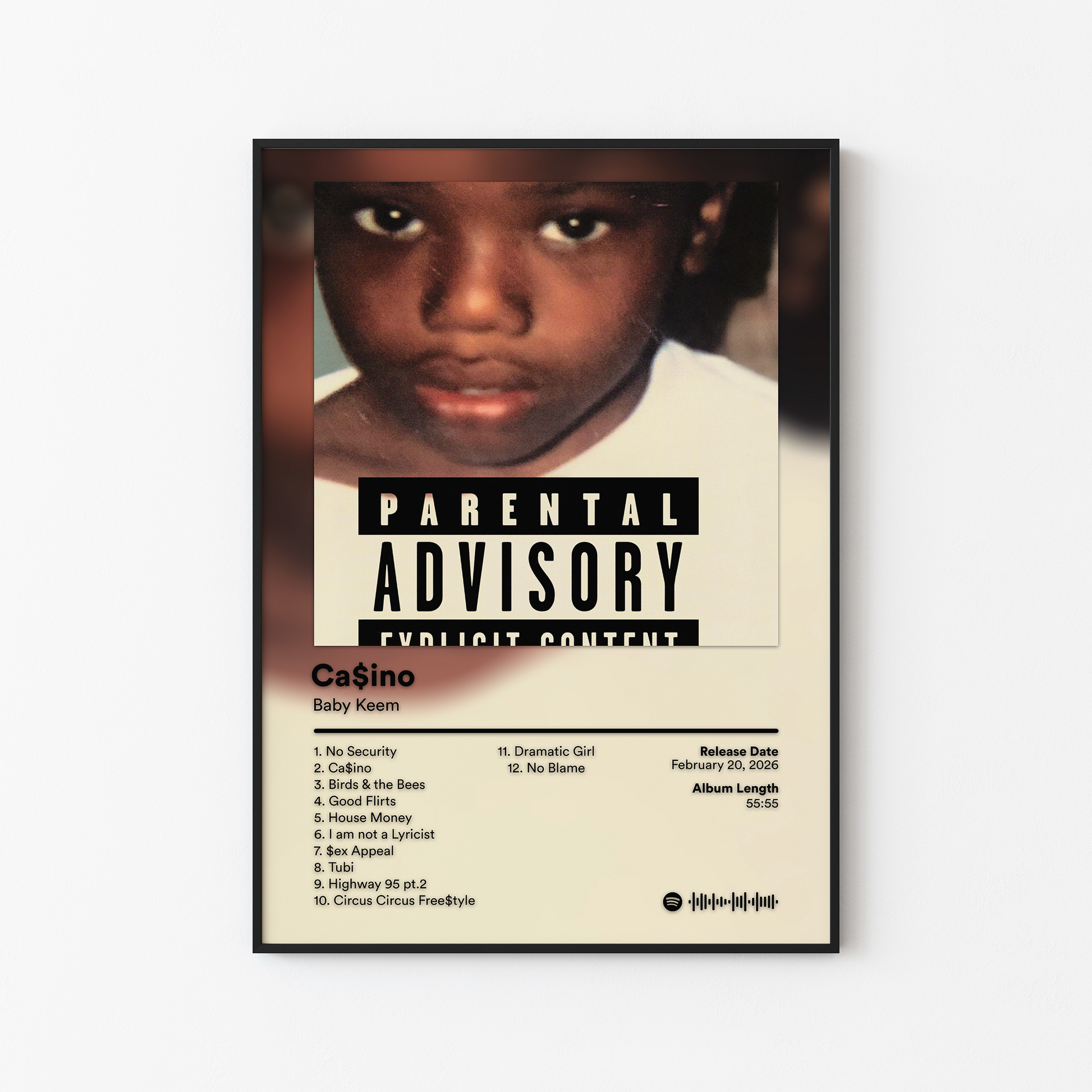Baby Keem Casino Album Poster