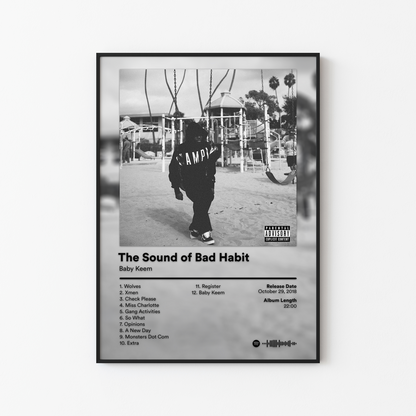 Baby Keem The Sound of Bad Habit Album Poster
