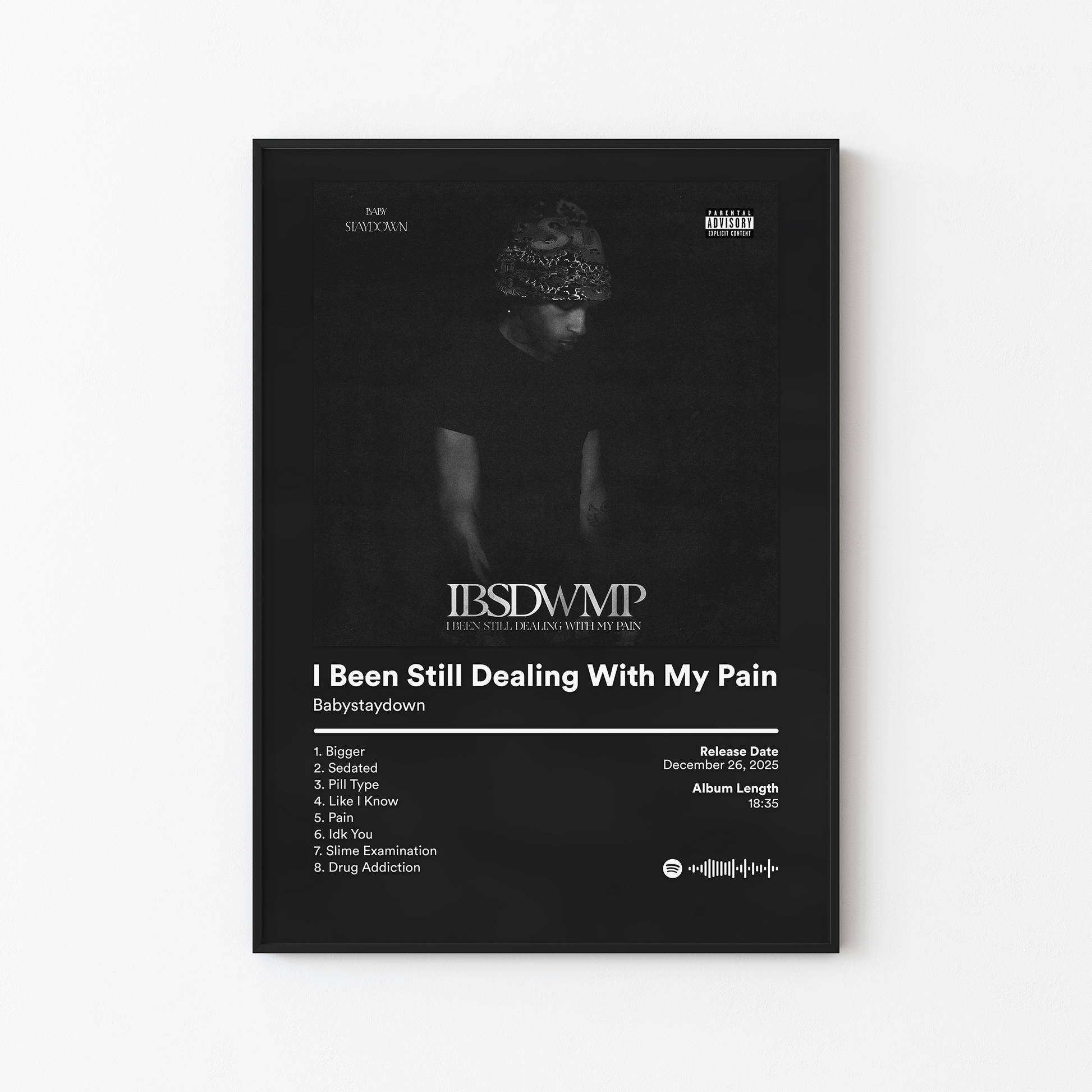 Babystaydown I Been Still Dealing With My Pain Album Poster