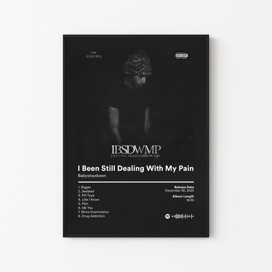 Babystaydown I Been Still Dealing With My Pain Album Poster
