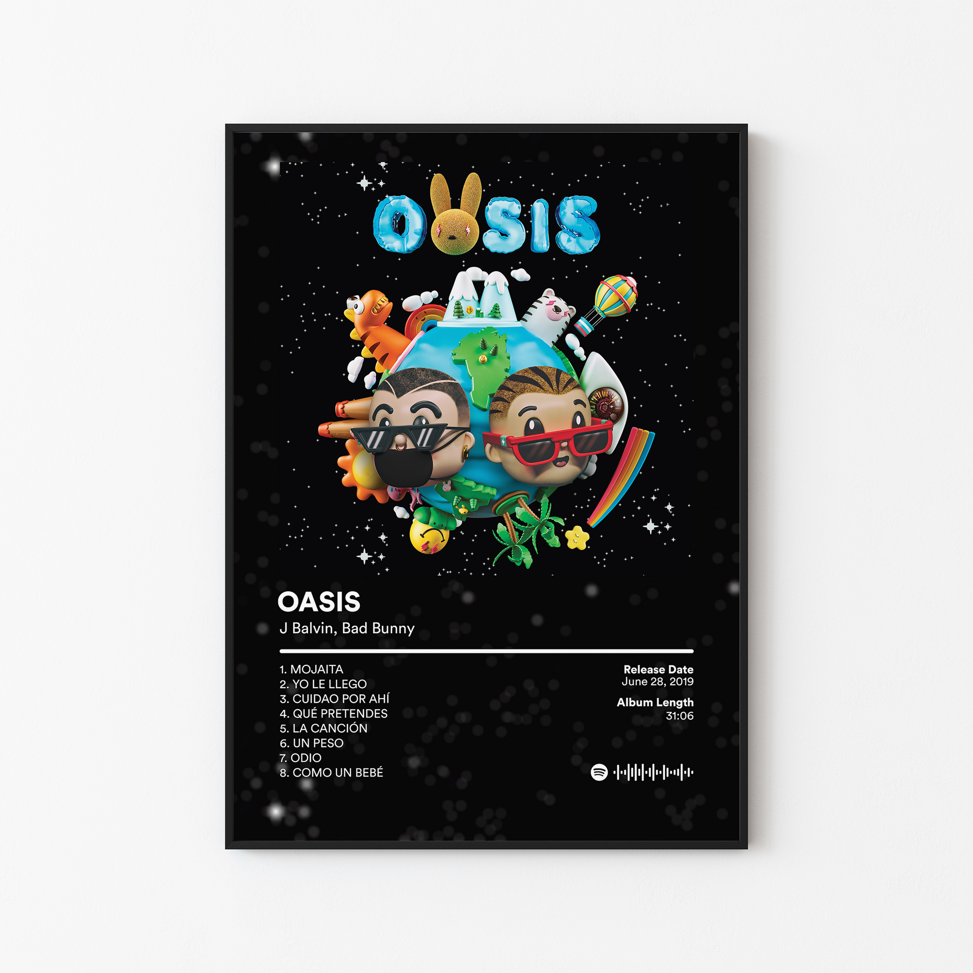 Bad Bunny OASIS Album Poster