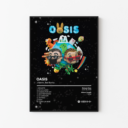 Bad Bunny OASIS Album Poster