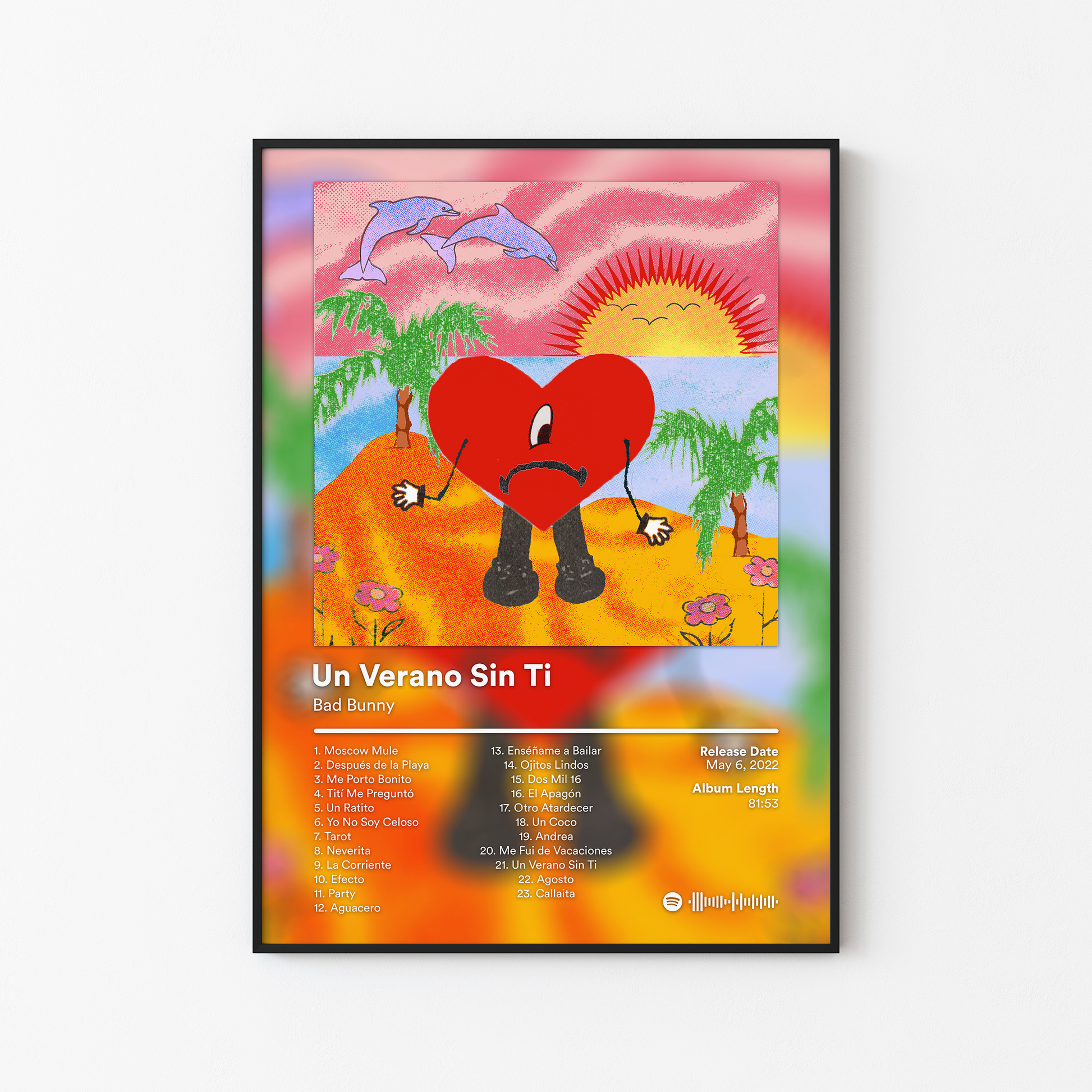 Bad Bunny Un Verano Sin Ti Album Poster