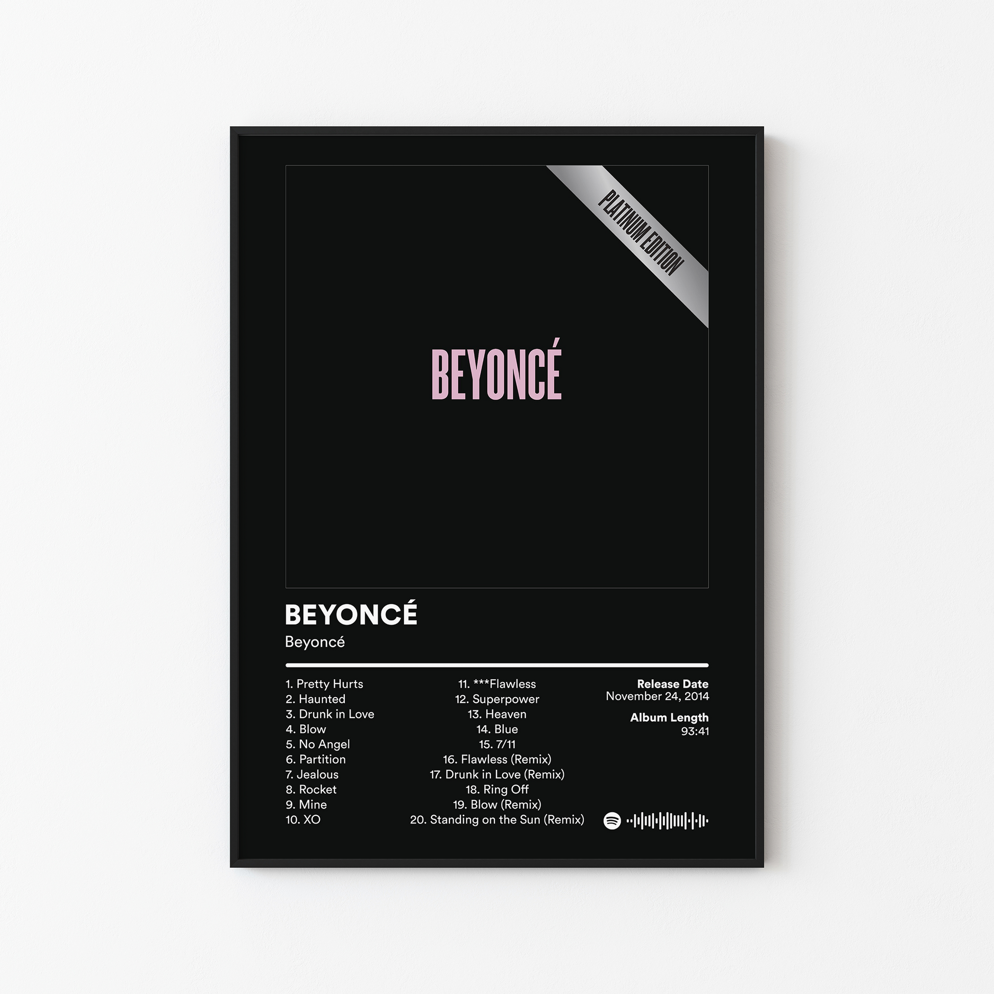 Beyonce BEYONCE Album Poster