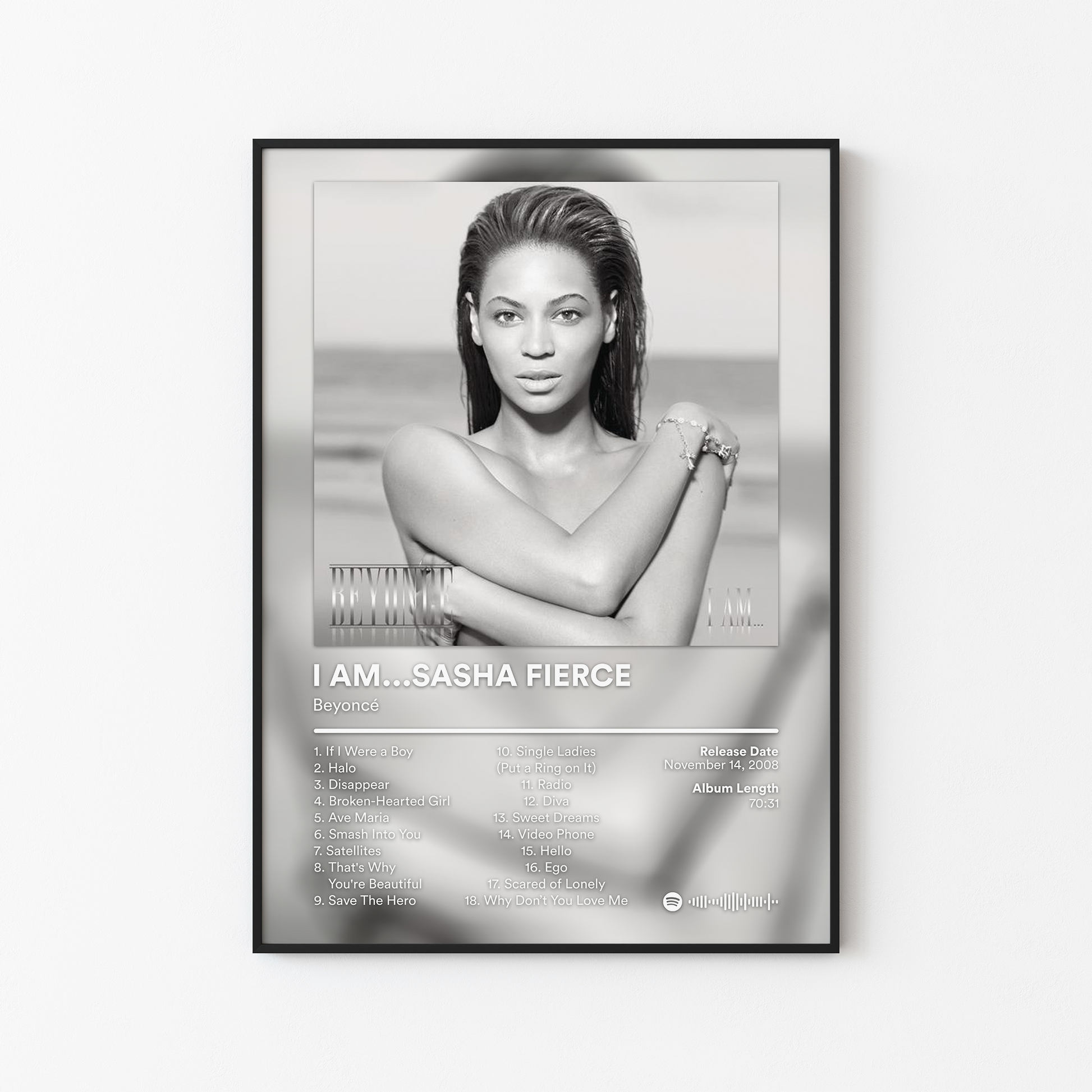 Beyonce I AM SASHA FIERCE Album Poster