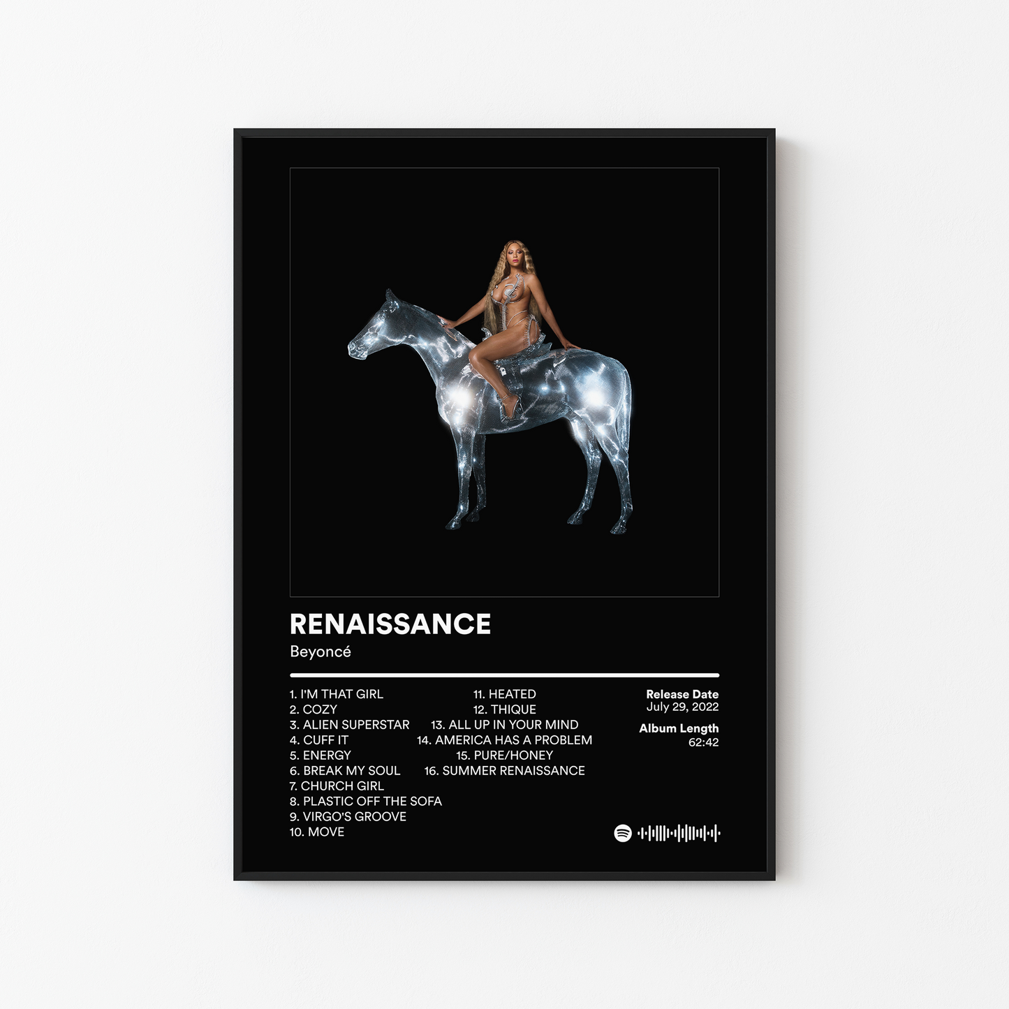 Beyonce RENAISSANCE Album Poster