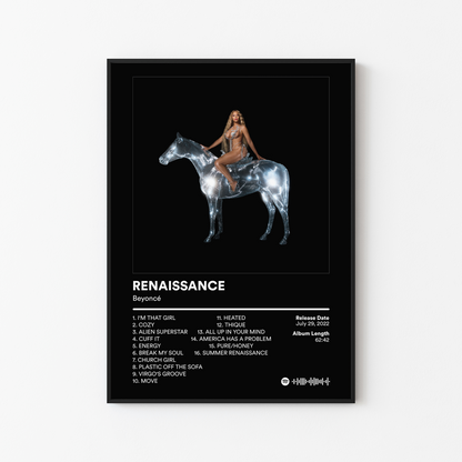 Beyonce RENAISSANCE Album Poster