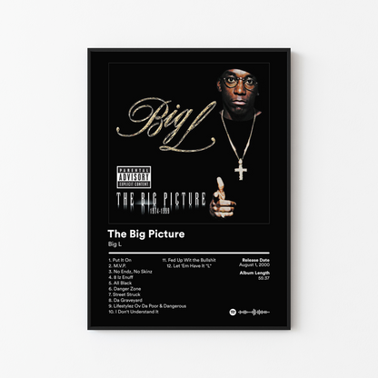 Big L The Big Picture Album Poster