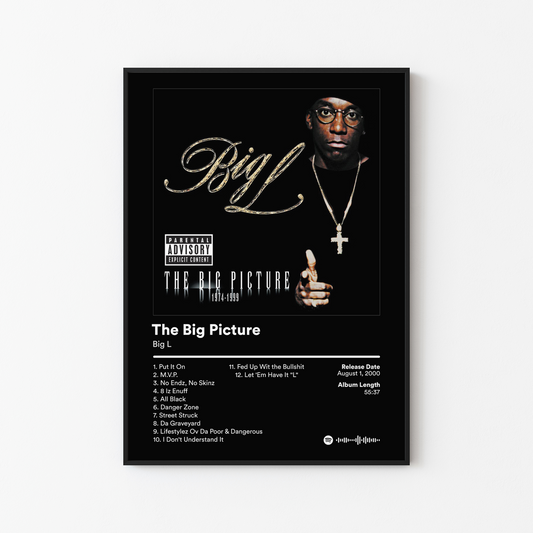 Big L The Big Picture Album Poster
