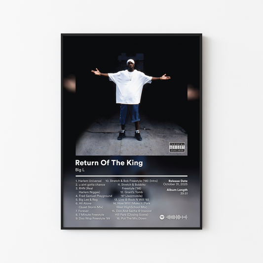 Big L Harlems Finest Return Of The King Album Poster