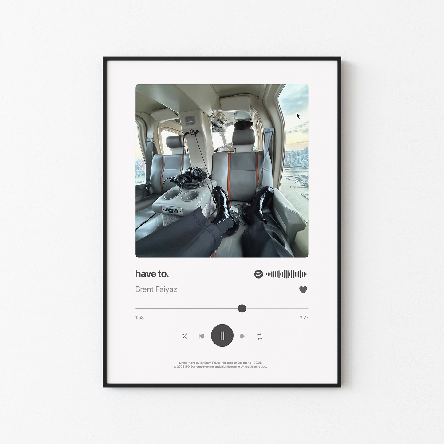 Brent Faiyaz have to Poster