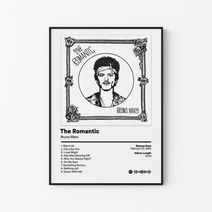 Bruno Mars The Romantic Album Poster