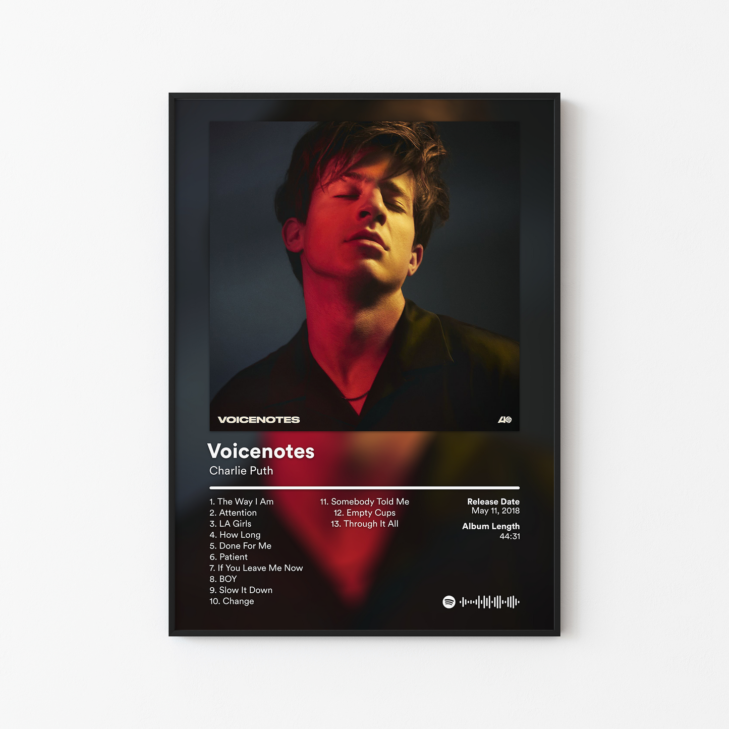 Charlie Puth Voicenotes Album Poster